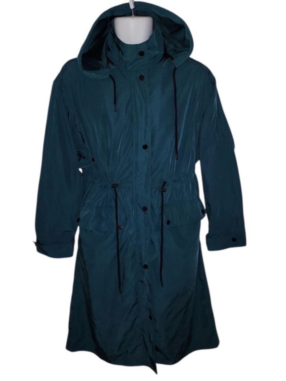 7 For All Mankind Green Rain Windbreaker Adirondack Jacket - Women's